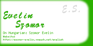 evelin szomor business card